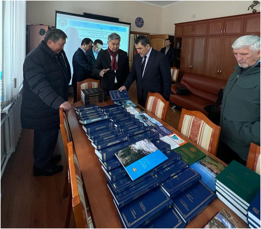 23.12.2023. VISIT OF THE MINISTER OF WATER RESOURCES AND IRRIGATION OF THE REPUBLIC OF KAZAKHSTAN TO THE INSTITUTE OF GEOGRAPHY AND WATER SECURITY. 